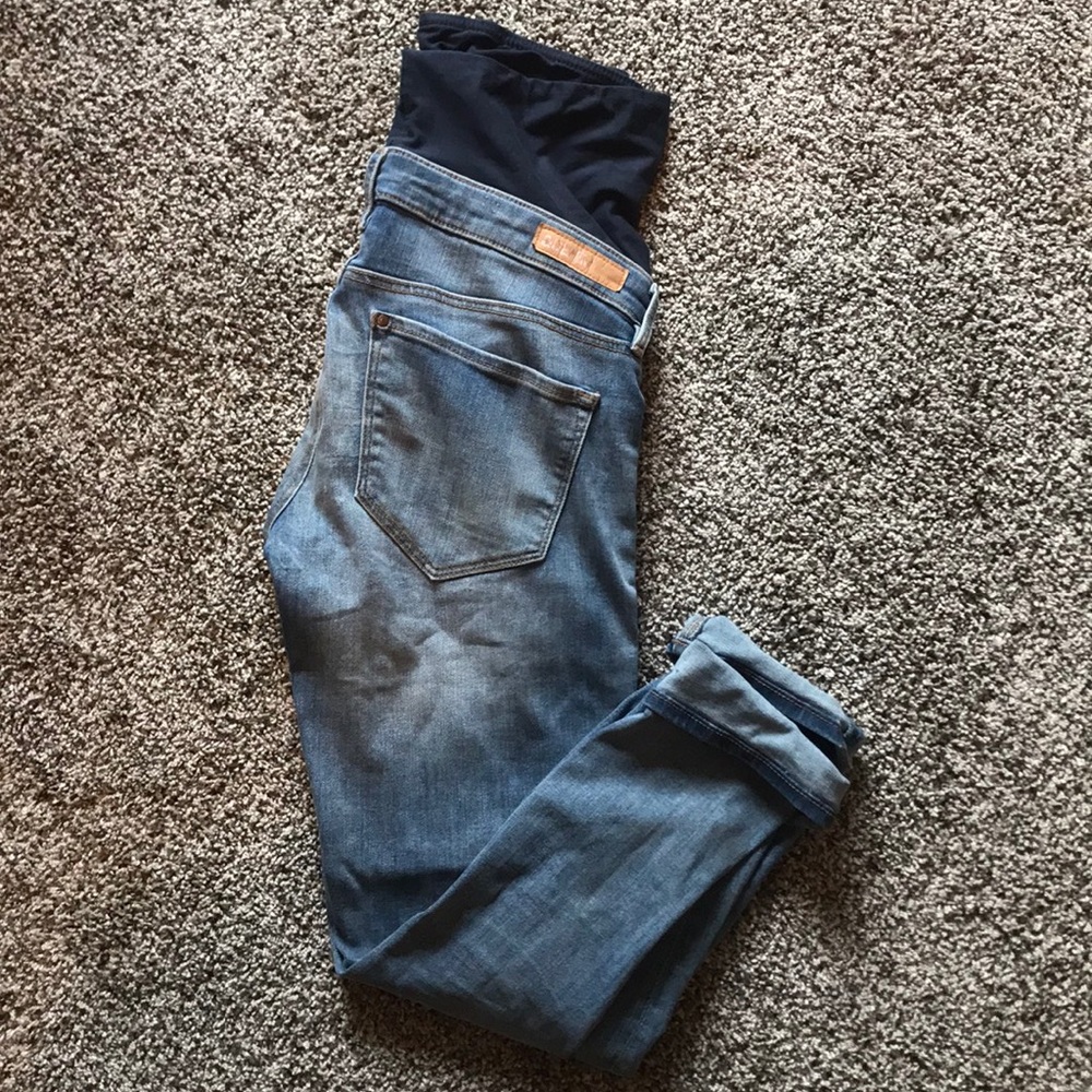 Maternity cropped jean